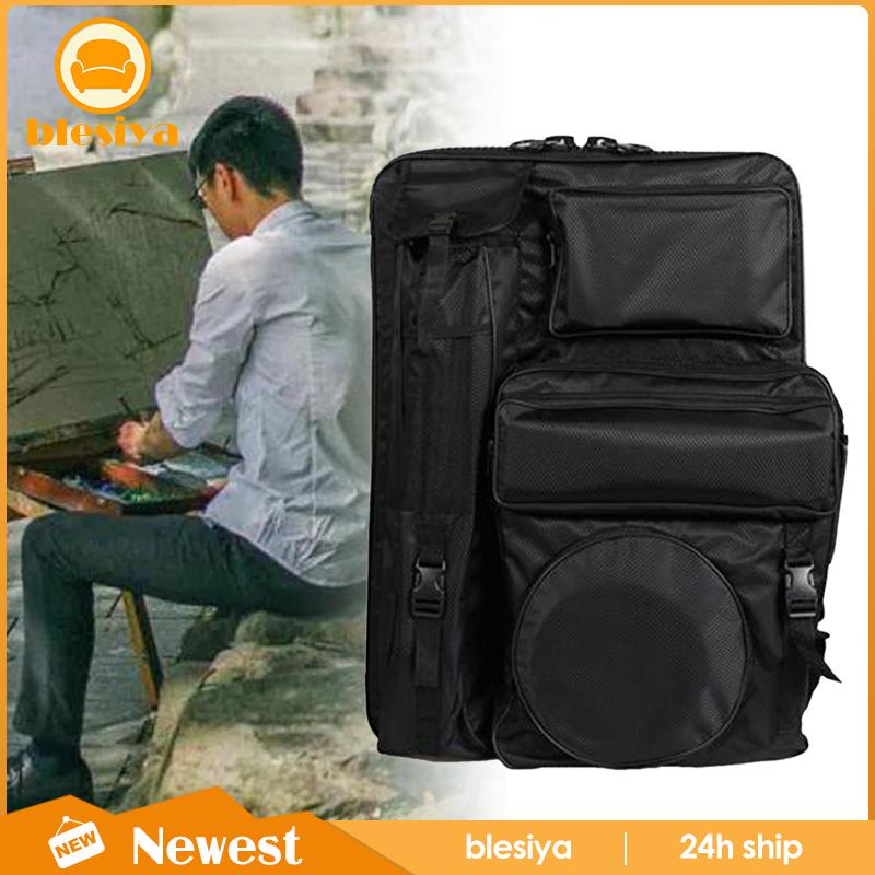 [Blesiya] Túi Đựng Bảng Màu Đen Trưng Bày Và Màn Hình Nghệ Thuật