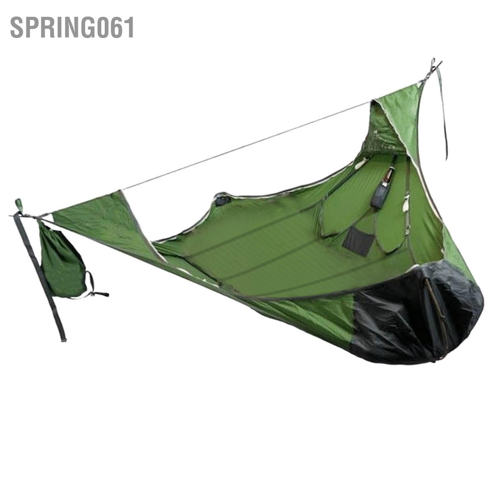 Spring061 Võng di động cắm trại Chống rách mài mòn cây ngoài trời để leo núi