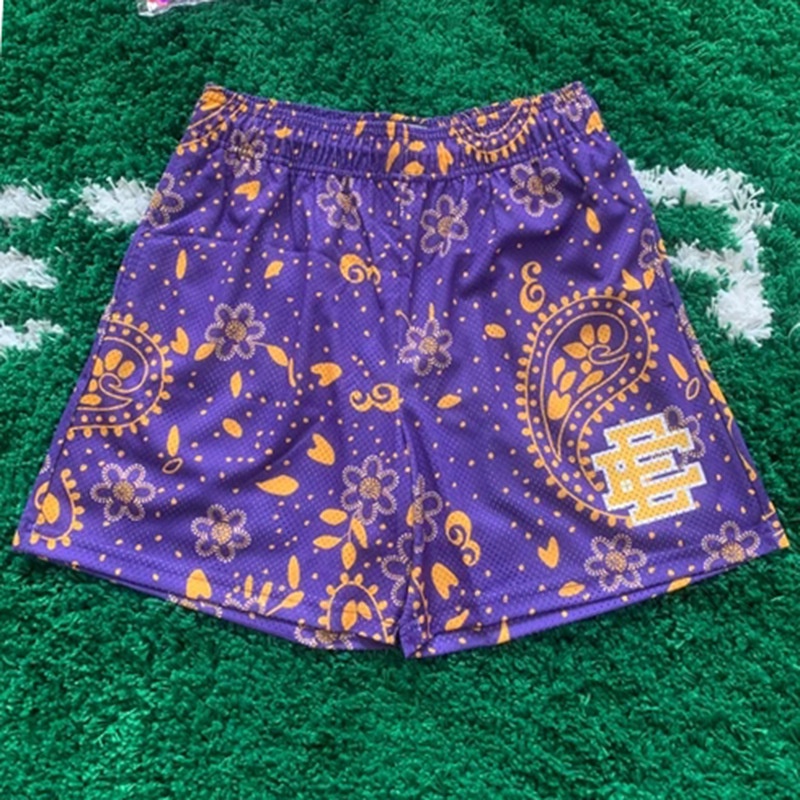 Quần Short Thể Thao Phối Lưới Thoáng Khí Năng Động Cho Nam