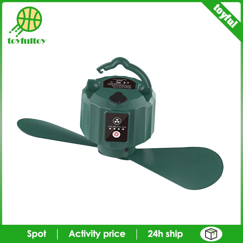 Quạt Cắm Trại Có Móc Treo Điều Khiển Từ Xa Và Đèn LED