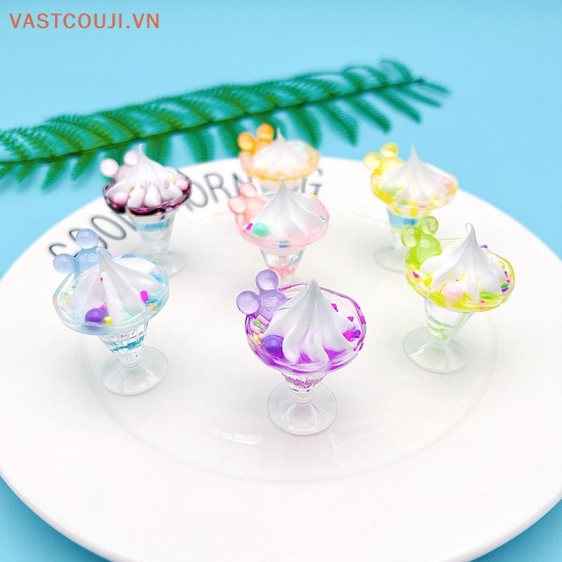 1 Que Kem Dạ Quang Mini Bằng Nhựa Resin Dễ Thương Dùng Trang Trí DIY