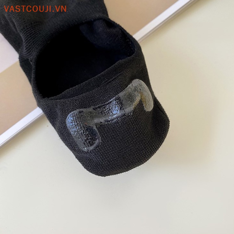 Vớ Cotton Mỏng Cổ Thấp Màu Trơn Thoáng Khí Họa Tiết Hoạt Hình Dễ Thương Cho Nữ