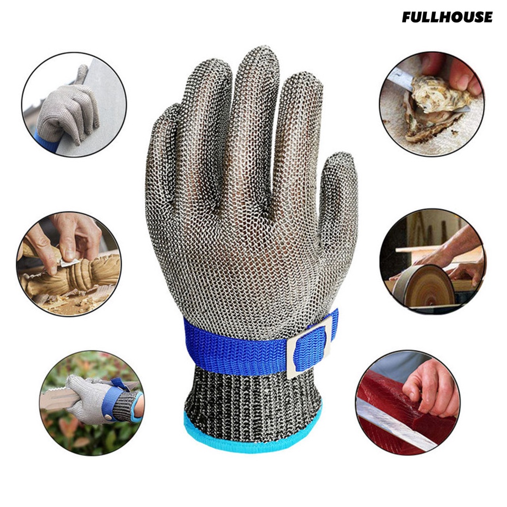 ❂1 Găng Tay Lưới Kim Loại Chống Đâm Thủng Cho Thợ May