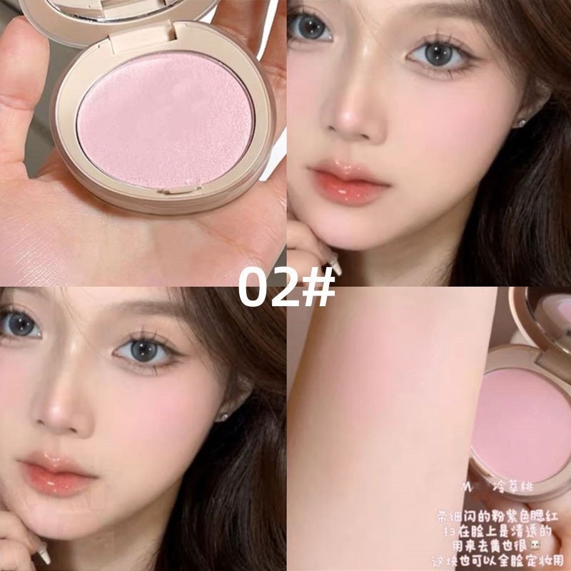 Phấn Má Hồng Đơn Sắc Màu Nude Tự Nhiên Không Bay Phấn