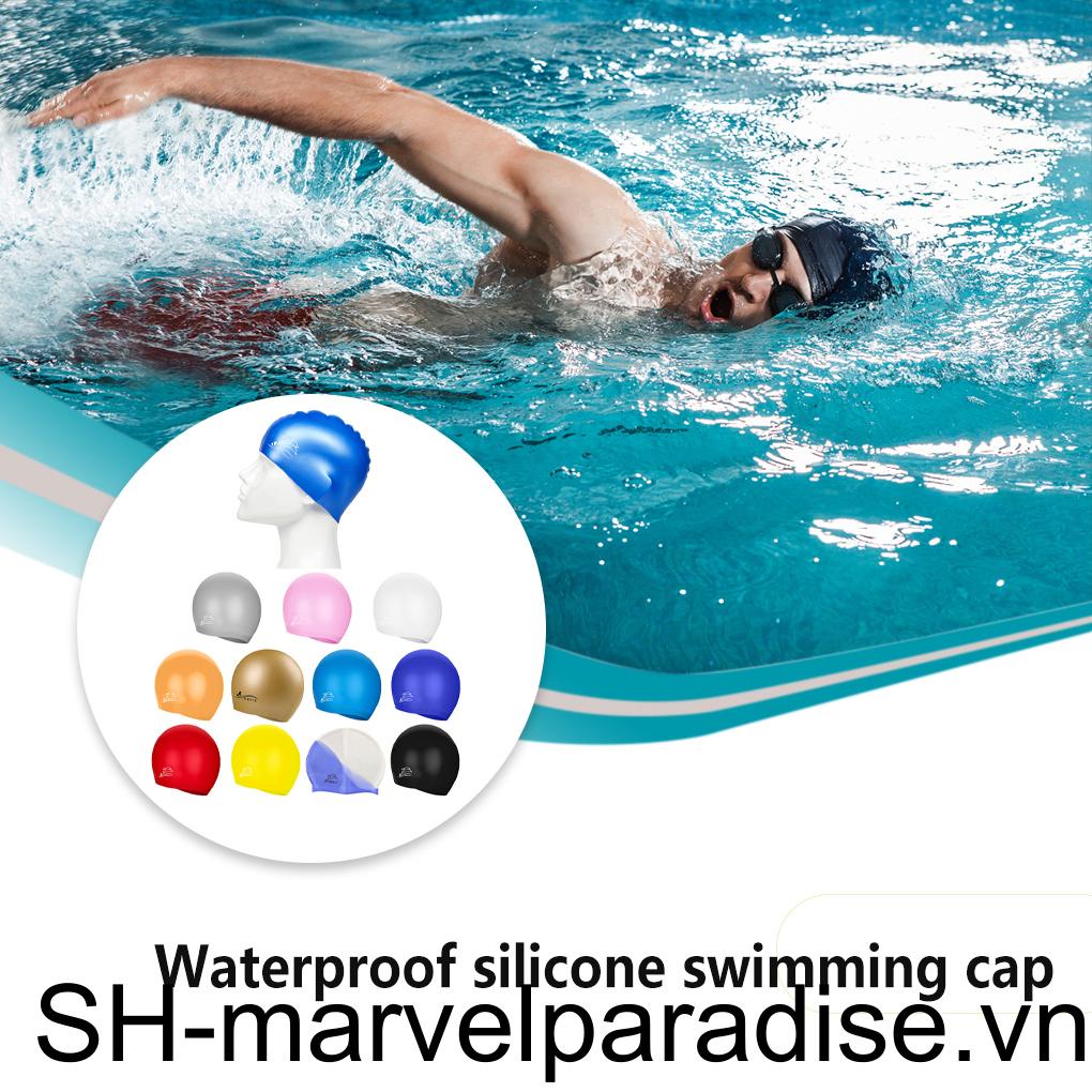 Mũ Bơi Silicone Chống Thấm Nước Bảo Vệ Tai Cho Người Lớn Và Trẻ Em