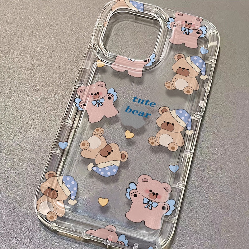 ✅Ốp Điện Thoại Chống Sốc In Hình Thỏ Hoạt Hình Cho Iphone xr14pro67 8p 13 xsmax / 11 max12 XI4S