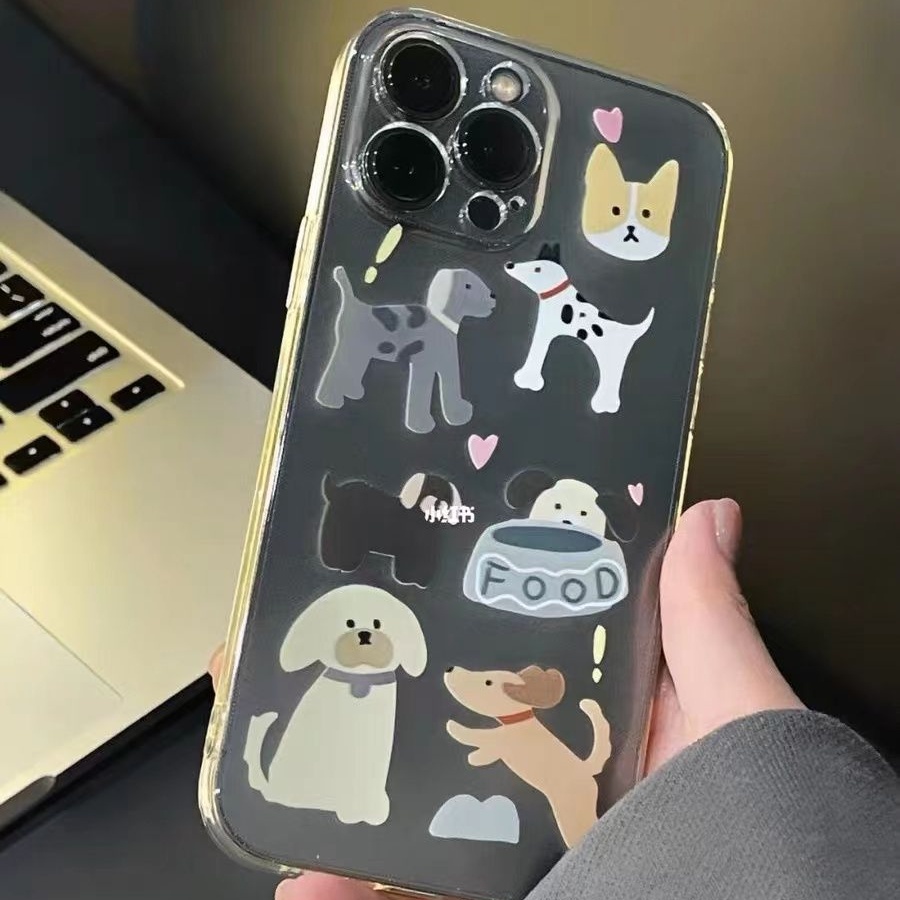 ✅Ốp Điện Thoại Mềm Chống Sốc Phù Hợp Với Cún Cưng 14xsxr xsmax12 Apple / Collection 13 Promax 9KIU