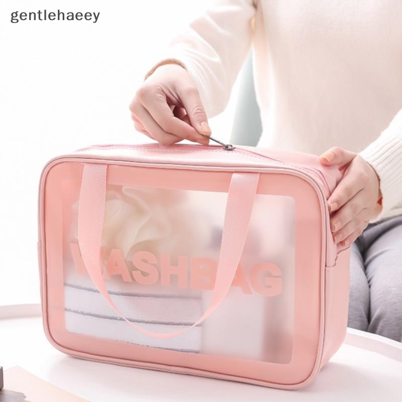 Túi Đựng Đồ Trang Điểm Bằng PVC Tiện Dụng Khi Đi Du Lịch