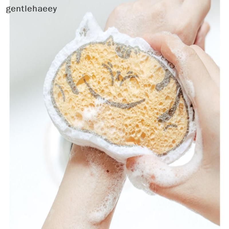 Miếng Xốp Cotton Nén Họa Tiết Hoạt Hình Dùng Rửa Chén