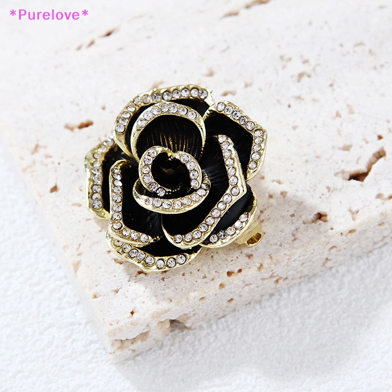 Ghim Cài Áo Hình Hoa Đính Đá Xinh Xắn Dành Cho Nữ Mới