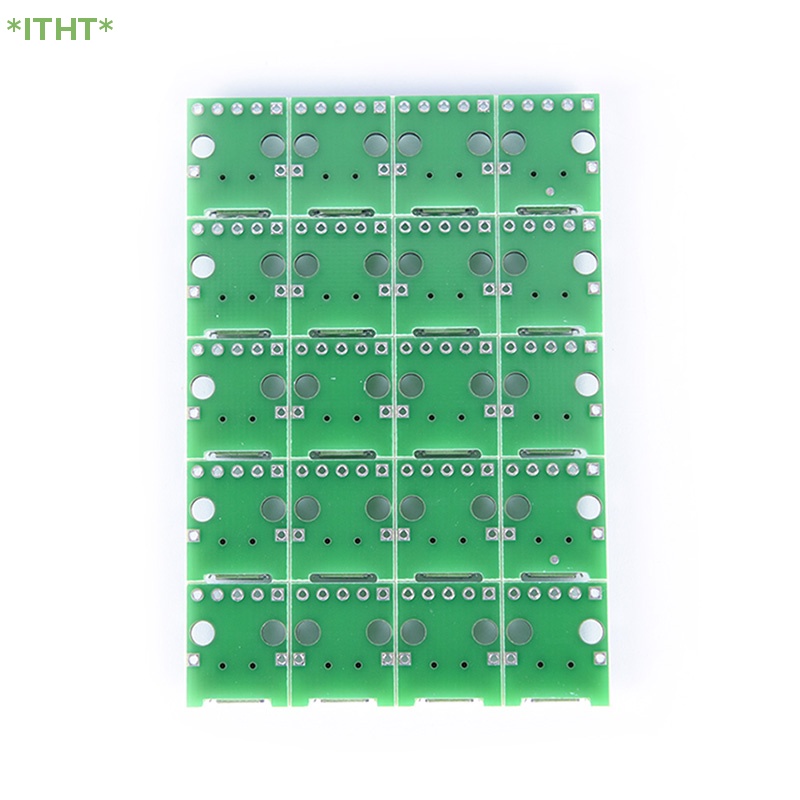 Set 20 Bảng Mạch Chuyển Đổi micro usb Sang DIP 2.54mm 5-pin Mới