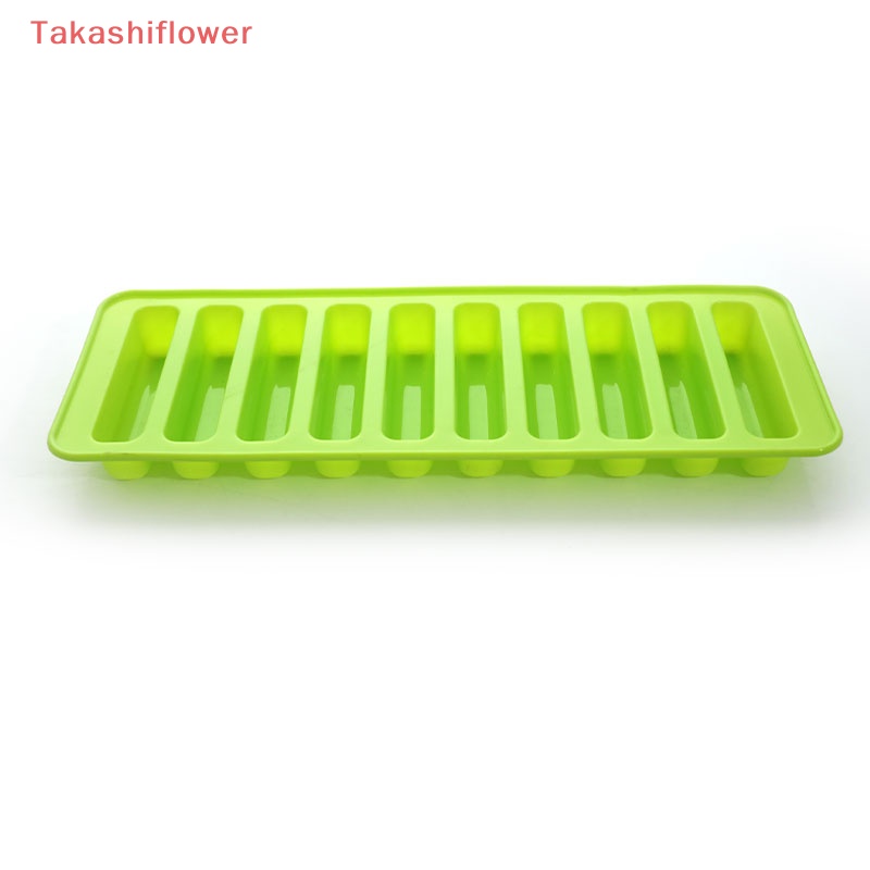 Khuôn Silicone Làm Đá Viên 10 Ô Hình Dải Dài Tiện Dụng