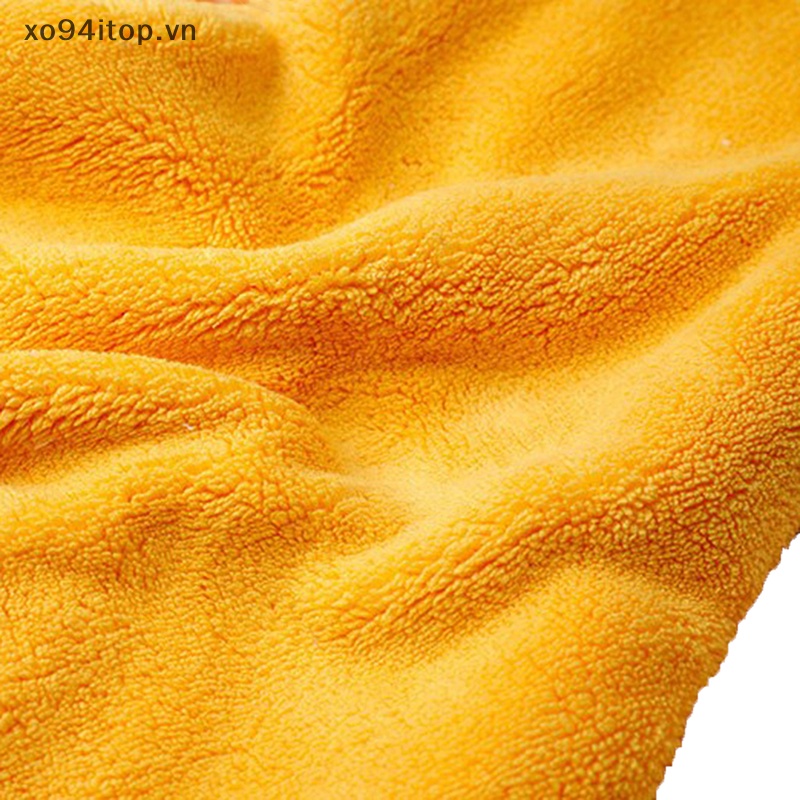 Xoitop 1 Khăn Lau Tay Mềm Mại Thấm Hút Nước Nhanh Khô Họa Tiết Động Vật Hoạt Hình Có Thể Hung Cho Nhà Bếp