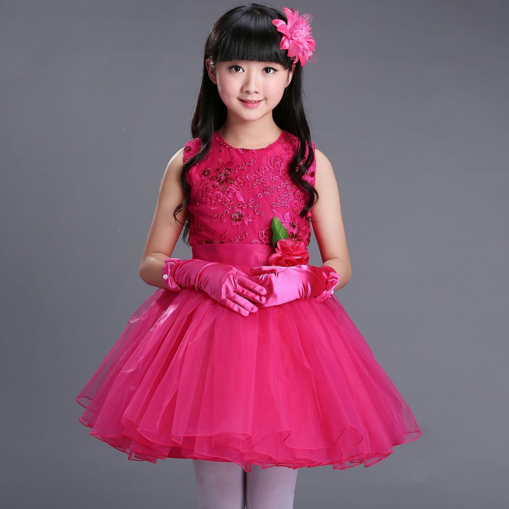 Đầm Công Chúa Pettiskirt Gauzy Dùng Biểu Diễn Nhảy Múa Dành Cho Bé Gái Mẫu Giáo