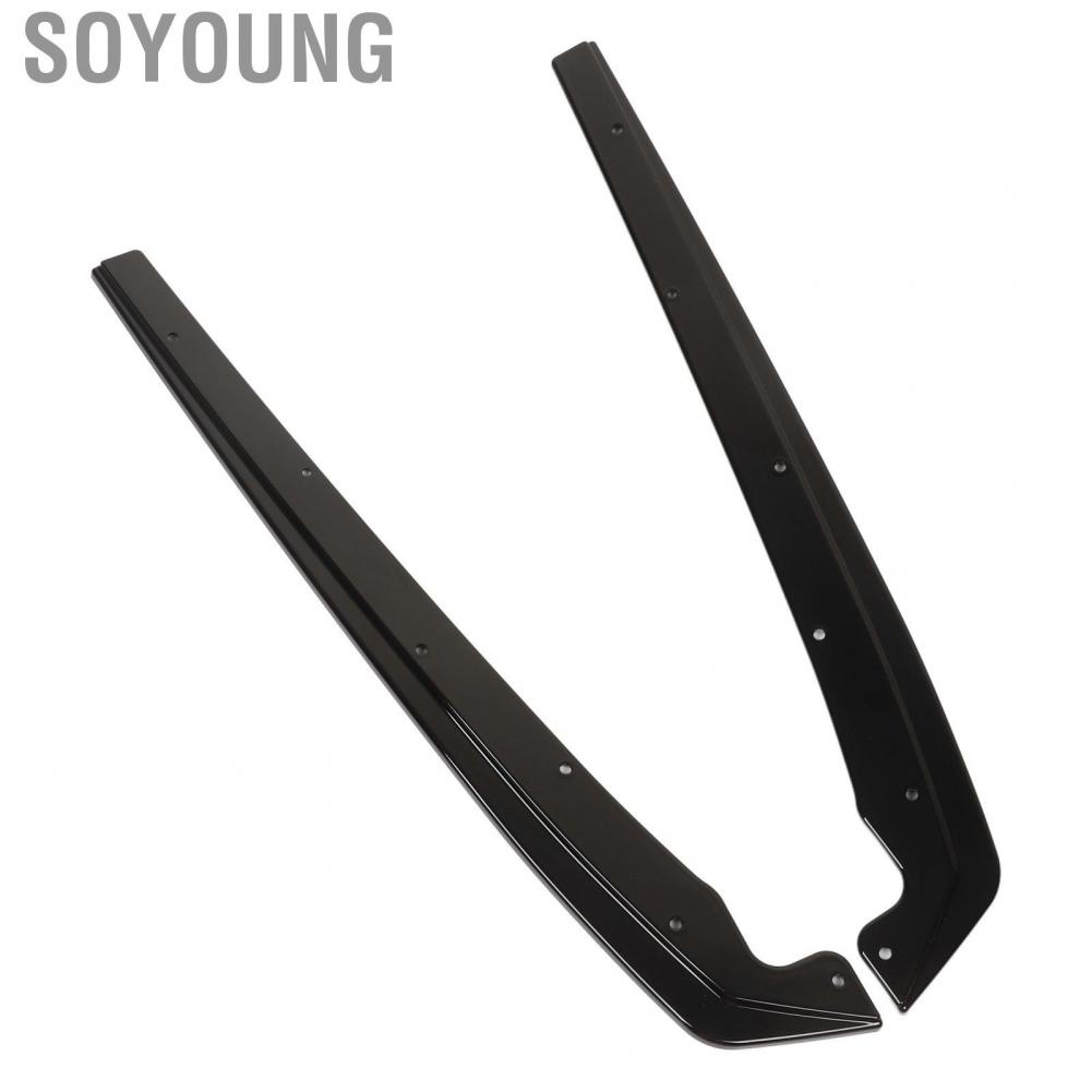 Soyoung Bumper Corner Guard Rear Bumper Spoiler Sporty Look Aerodynamic Design for 5 Series G30 Sedan M Sport