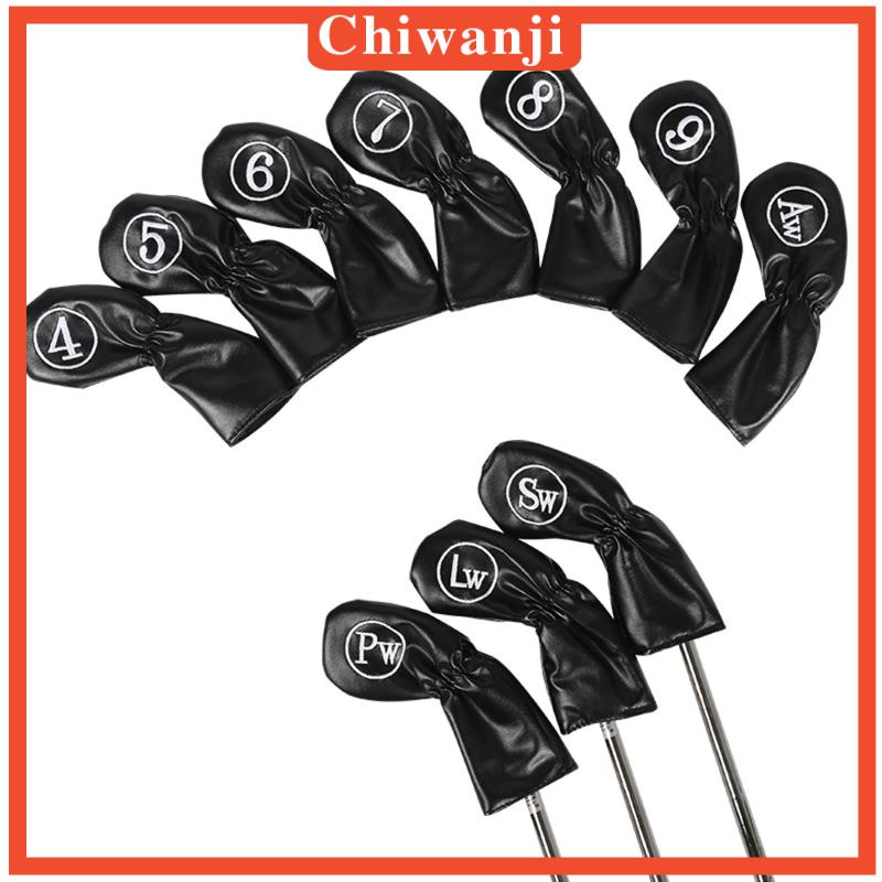 Bộ 10 Vỏ Bọc Đầu Gậy Đánh Golf Thêu Họa Tiết