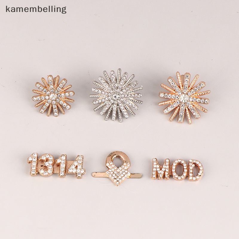 1 Cặp Phụ Kiện Kẹp Giày Cao Gót Đính Đá Cho Cô Dâu