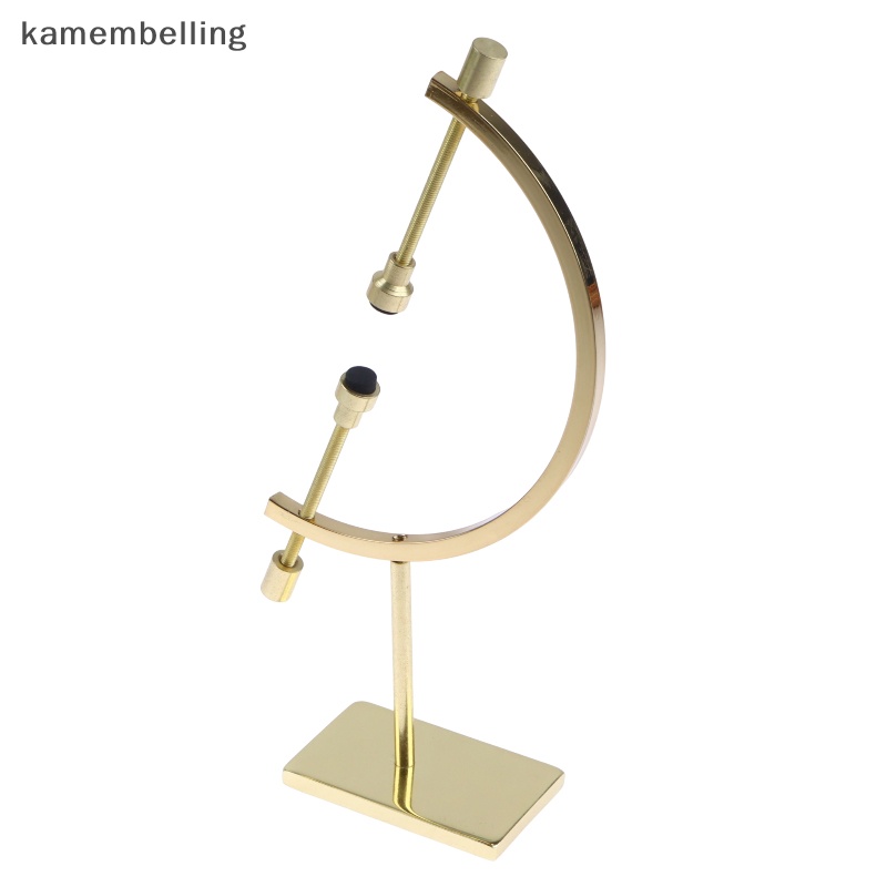 Kamembelling Quả Cầu Thủy Tinh Màu Vàng Kim Trưng Bày Đồ Trang Trí Thủ Công Thời Trang