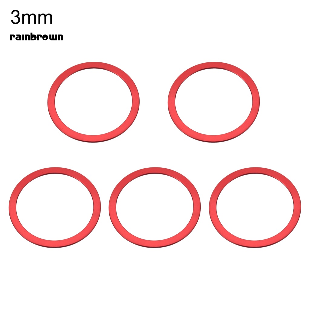 Bộ 5 Vòng Đệm Chống Oxy Hóa Không Biến Dạng Cho Xe Đạp