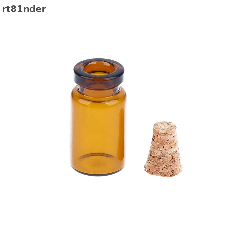 Bộ 10 Lọ Thủy Tinh Mini 1ml / 1.5ml Có Nút Bần