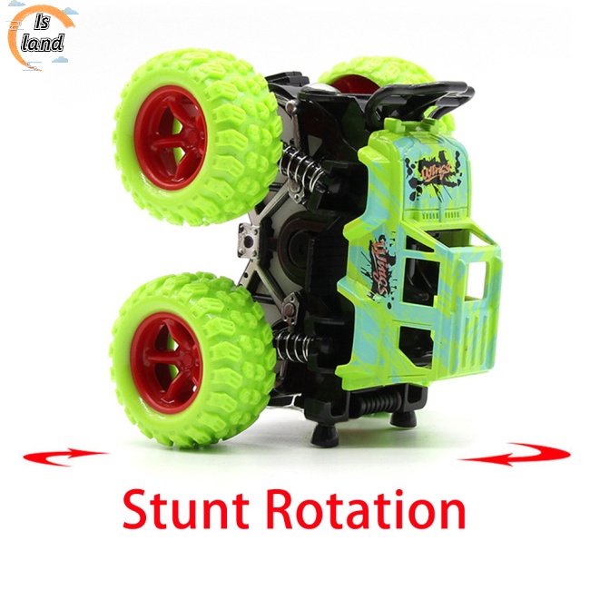 [IS] 360° Đồ Chơi Xe Địa Hình 4 Bánh Xoay Chống Va Chạm Cho Bé 3-6 Tuổi