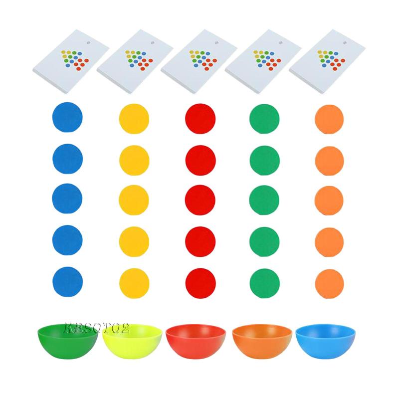 [Kesoto2] Đồ Chơi Bát Phân Loại Màu Sắc Phù Hợp Để Phát Triển Kesoto Làm Quà Sinh