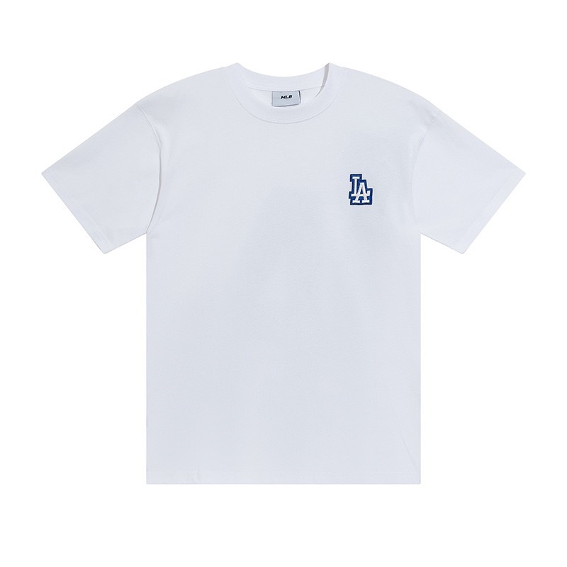 Áo Thun Cotton Tay Ngắn In Chữ MLB Plus Size Cho Nam Nữ