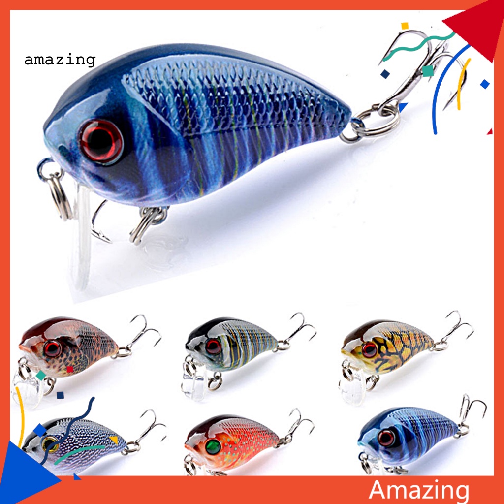 Mồi Câu Cá 6.5g Bằng Chất Liệu Cứng Màu Sắc Tươi Sáng Trọng Lượng Nhẹ Có Thể Di Chuyển Tiện Dụng