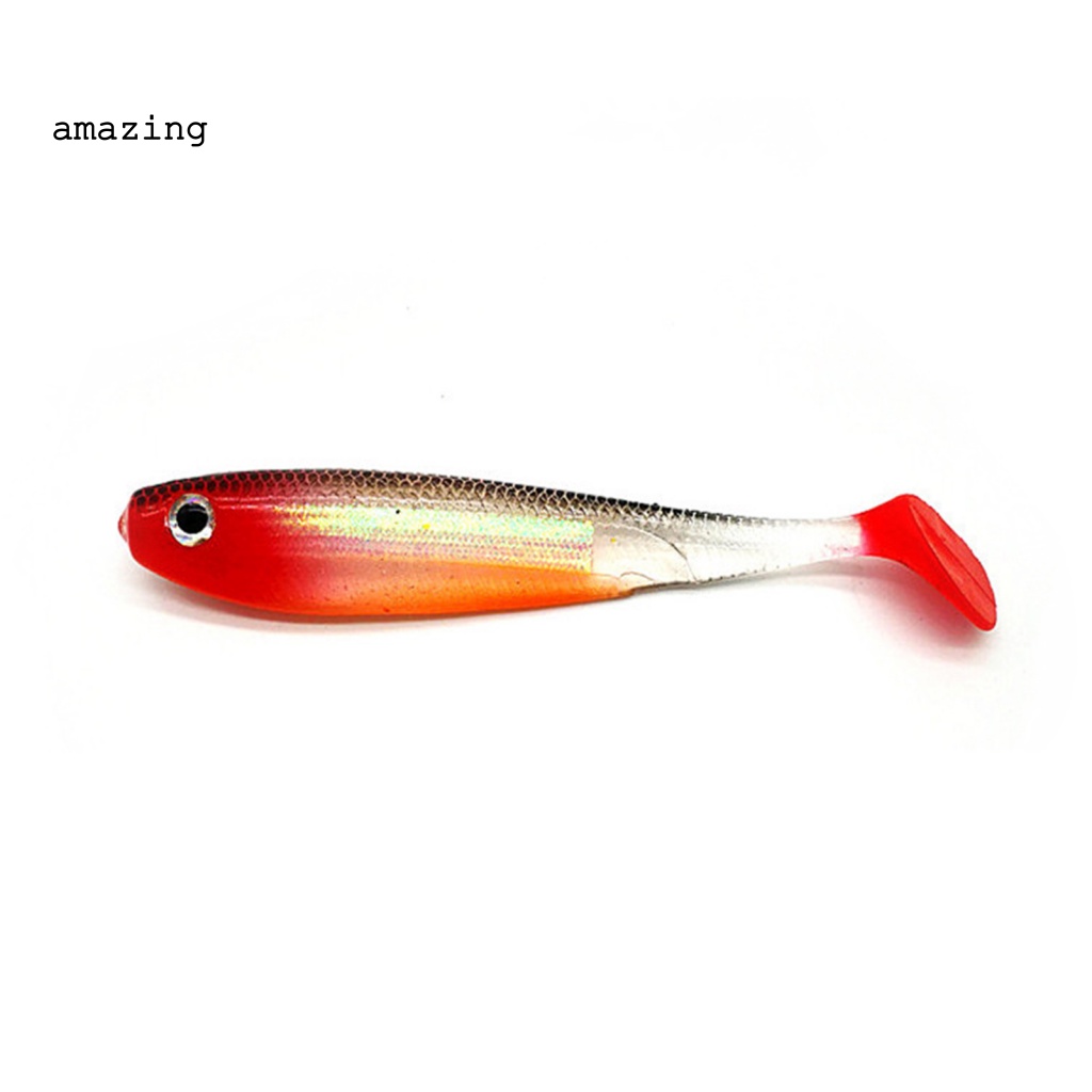 Mồi Câu Cá Giả Mắt 3D Mềm Màu Sắc Tươi Sáng 12cm / 12g