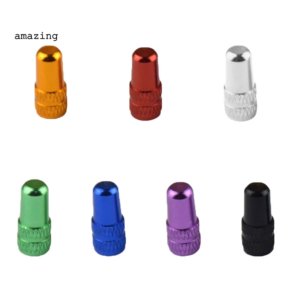 Bộ 4 Nắp Van Xe Đạp Bằng Hợp Kim Nhôm Chống Mòn Tiện Dụng