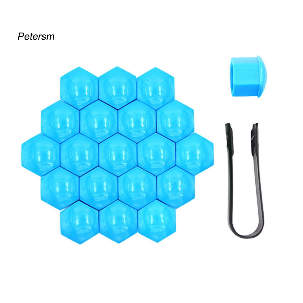 Bộ 20 Nắp Nhựa PP Bảo Vệ Ốc Vít Bánh Xe Hơi