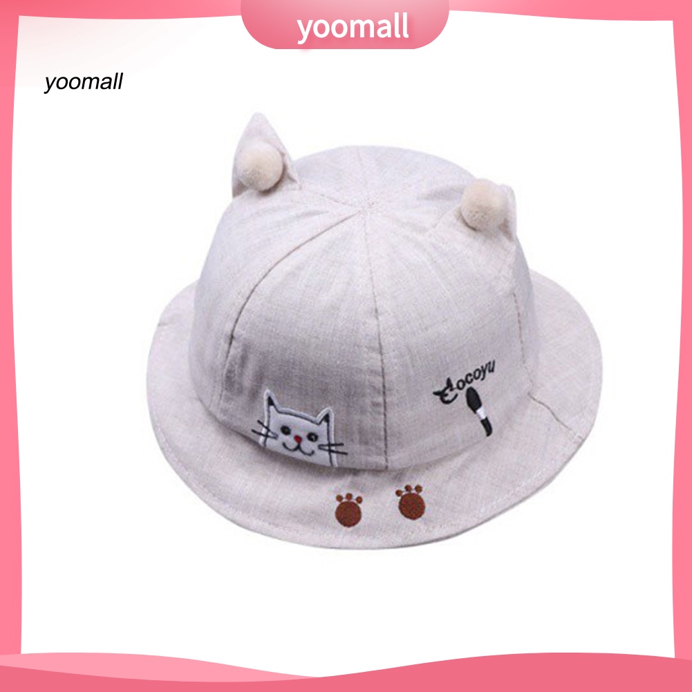 Mũ Lưỡi Trai Hình Dấu Chân Mèo Dễ Thương Cho Bé