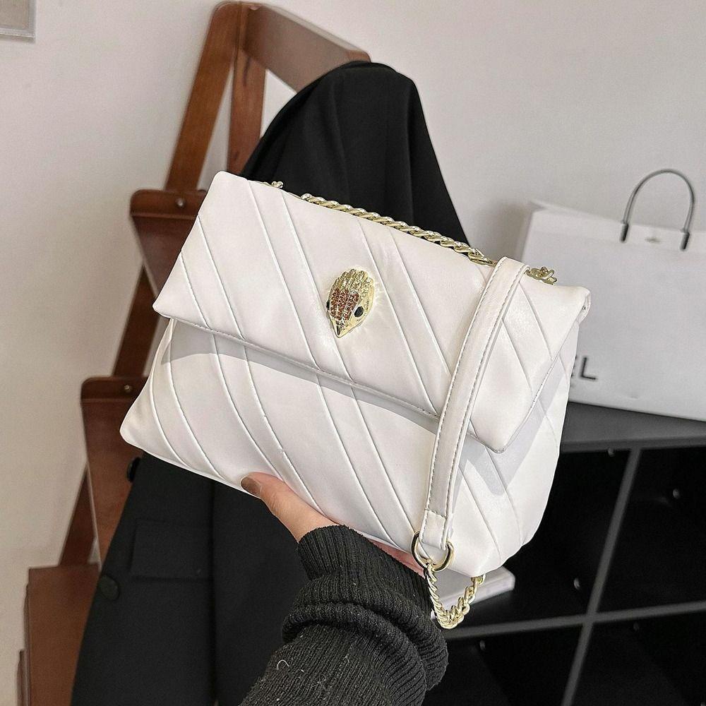 Túi Xách Da PU Họa Tiết Sọc Cầu Vồng Thời Trang Hàn Quốc