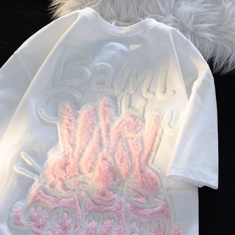 Áo thun NRVP 100% cotton tay ngắn phong cách Hàn Quốc cho nữ