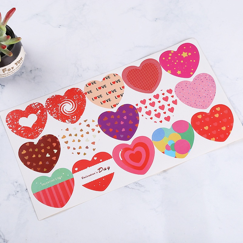 Set 15 Sticker Dán Trang Trí Xinh Xắn
