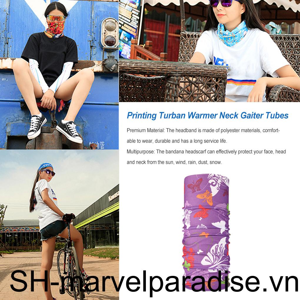 Khăn Choàng Cổ Che Mặt Giữ Ấm Chống Gió Không Đường May Thích Hợp Làm Quà Tặng Đi Xe Đạp / Leo Núi Ngoài Trời Cho Nữ