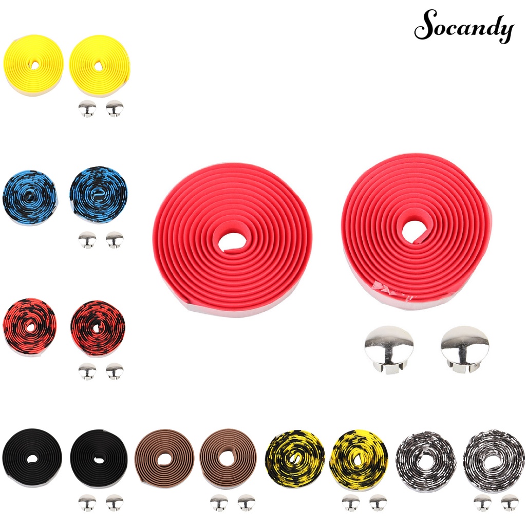 Set 2 Dây Mút Đệm Ghi Đông Xe Đạp Leo Núi Chống Trượt