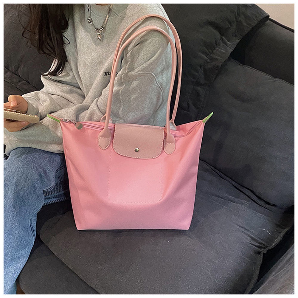 Túi Xách Đeo Vai Bằng Nilon Cỡ Lớn Chống Thấm Nước Cho Nữ