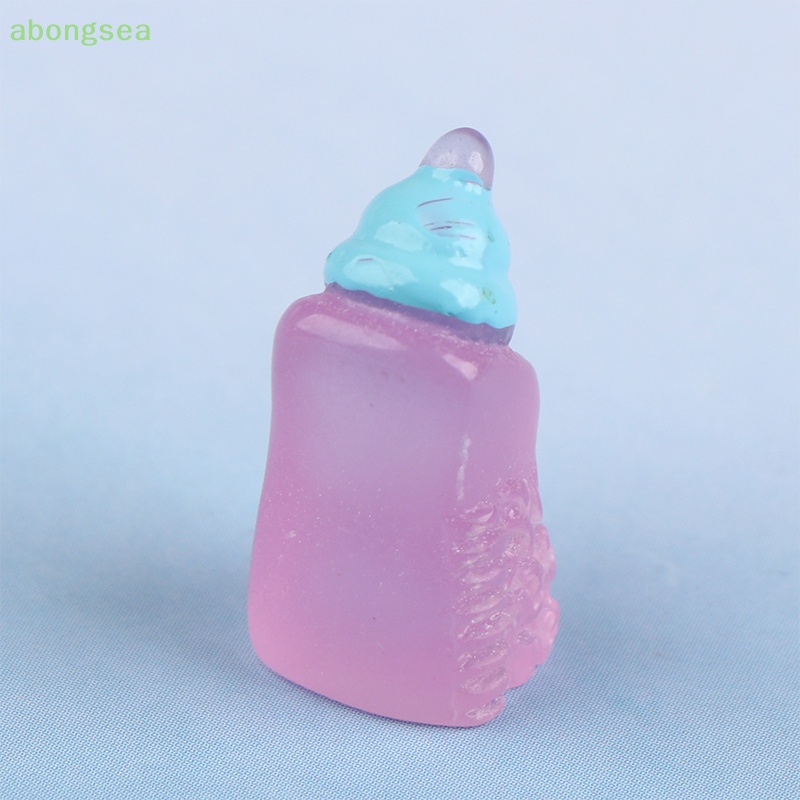 Set 5 Bình Sữa Mini Bongsea Dạ Quang Đáng Yêu Dùng Để Trang Trí Ô Tô