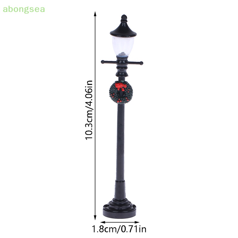 Mô Hình Đèn Đường Mini Tỉ Lệ 1 / 12 Trang Trí Nhà Búp Bê