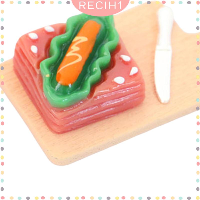 Bộ Đồ Chơi Mô Hình Bánh Mì Tỉ Lệ 1 / 12 Cho Nhà Búp Bê