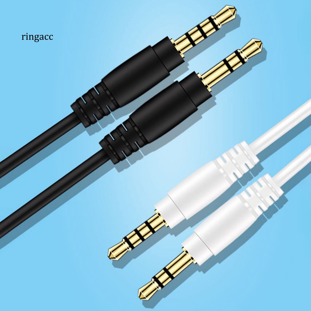 Dây Cáp Âm Thanh AUX Chuyển Đổi Từ Đầu Cắm 3.5mm Sang Cổng Cắm 3.5mm Chống Nhiễu Cho Xe Hơi