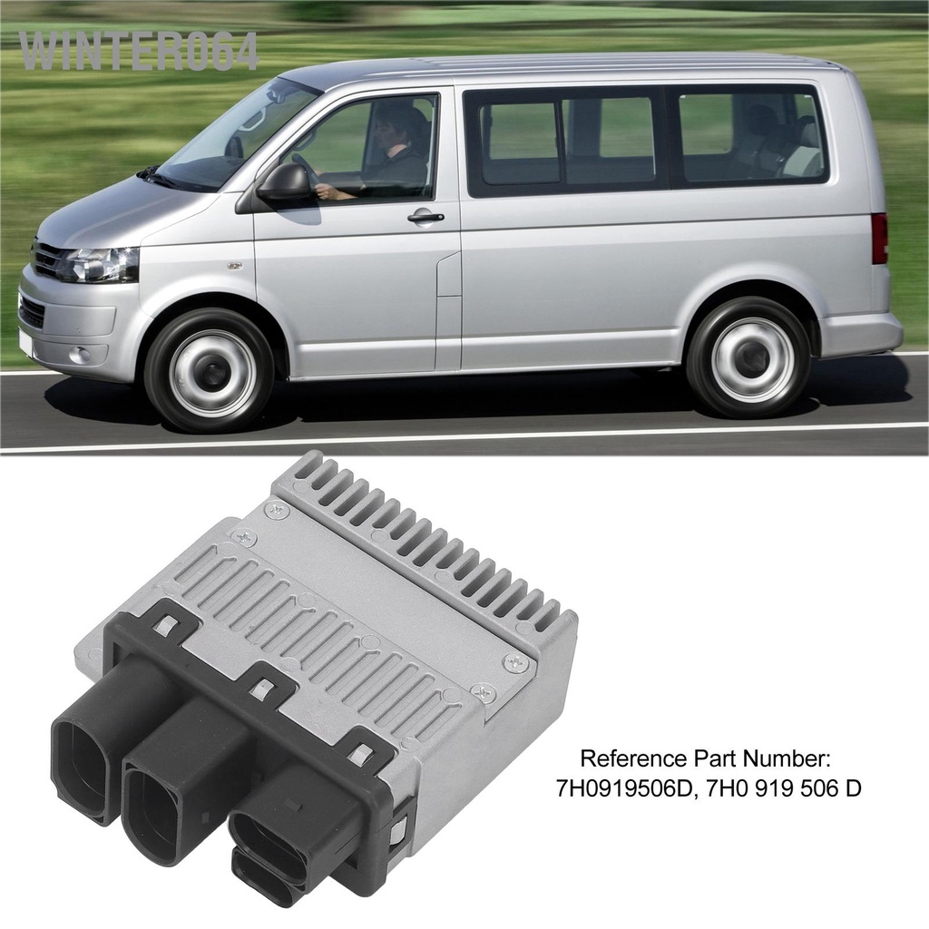 Winter064 Bộ Điều Khiển Quạt Tản Nhiệt 7H0 919 506 D Làm Mát Mạnh Độ Cứng Cao Phù Hợp Cho Xe Vận Tải T5 2003 ‑ 2010