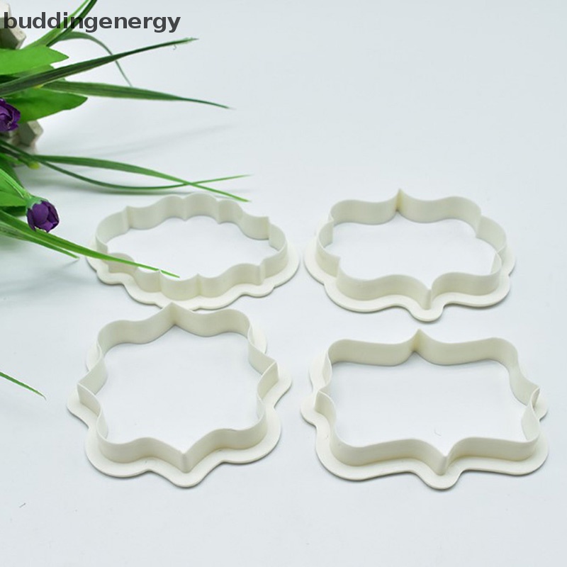 Set 4 Khuôn Nhựa Cắt Tạo Hình Bánh Quy Độc Đáo Tiện Dụng