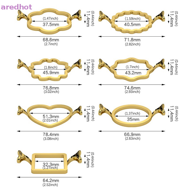 1 Khuôn Làm Con Dấu Sáp Bằng Kim Loại Hình Tròn Mới