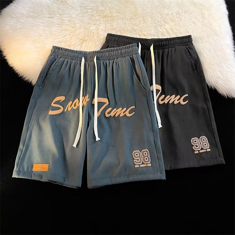 Quần ngắn ống rộng Phong Cách Đường Phố Mỹ Cá Tính Dành Cho Nam