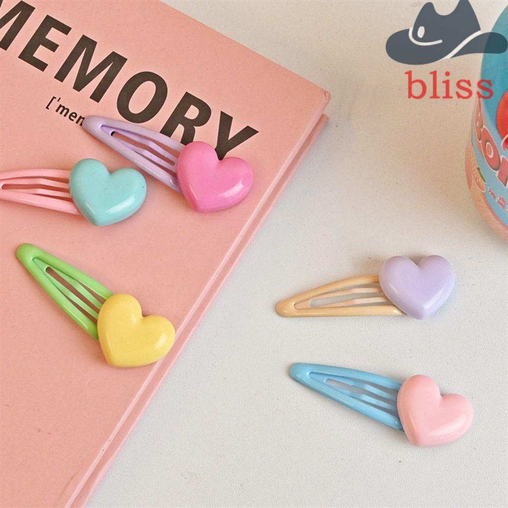 Kẹp Tóc Y2K Hình Trái Tim Xinh Xắn Cho Nữ