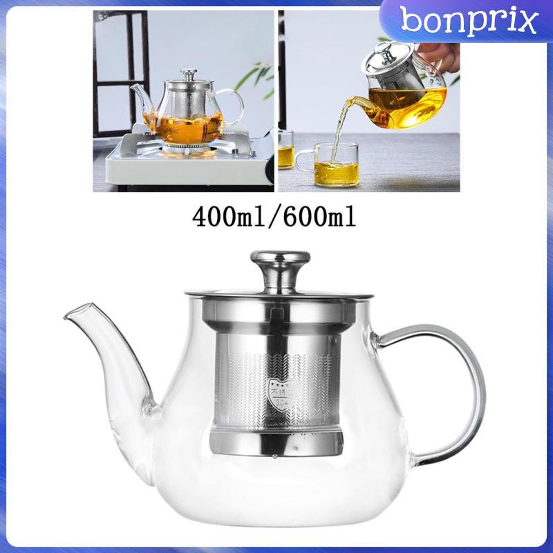 Ấm Trà Thủy Tinh Có Đồ Lọc Tháo Rời Được Dung Tích 400ml