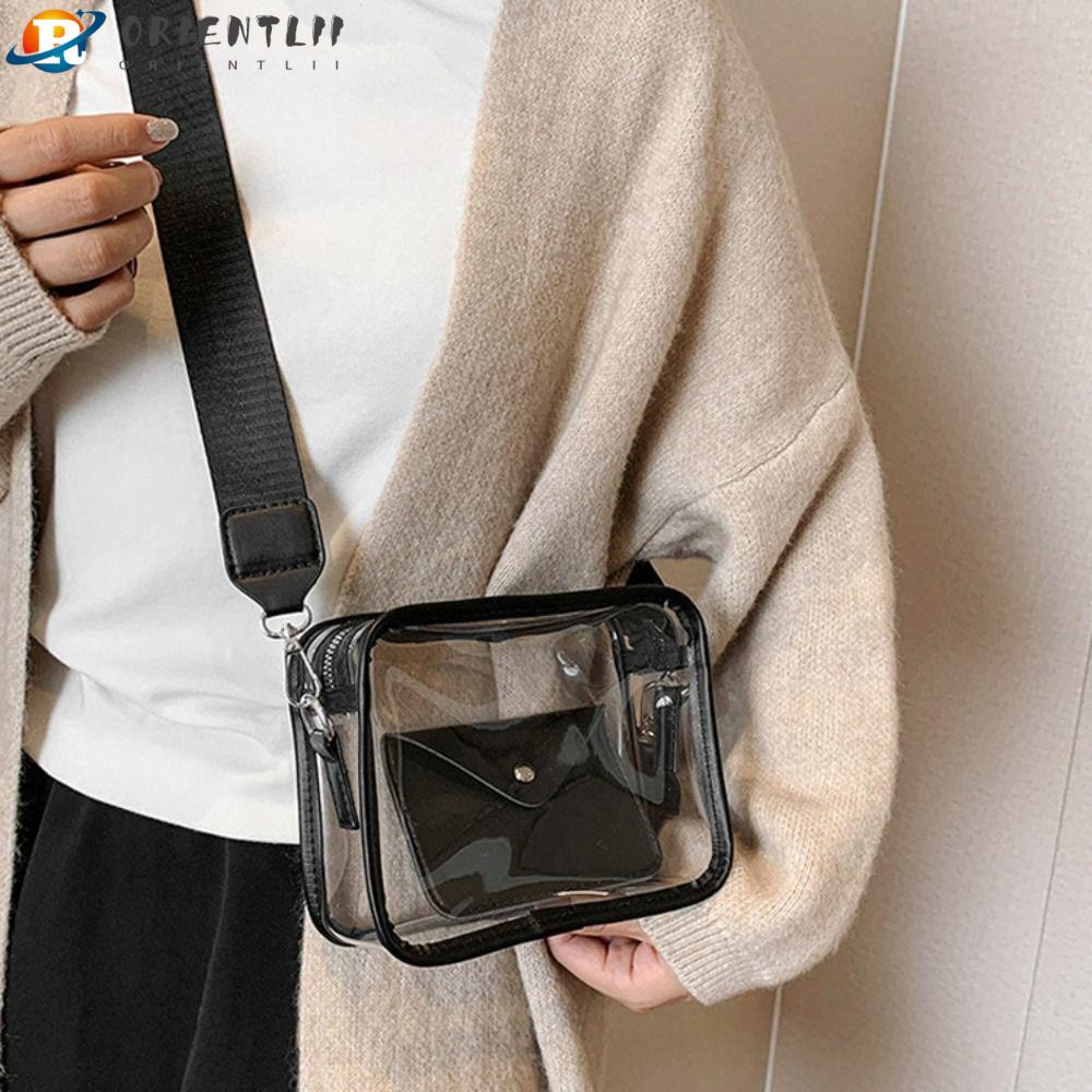 Túi Đựng Mỹ Phẩm Bằng PVC Trong Suốt Cỡ Lớn Tiện Dụng Mang Theo Du Lịch Cho Nữ