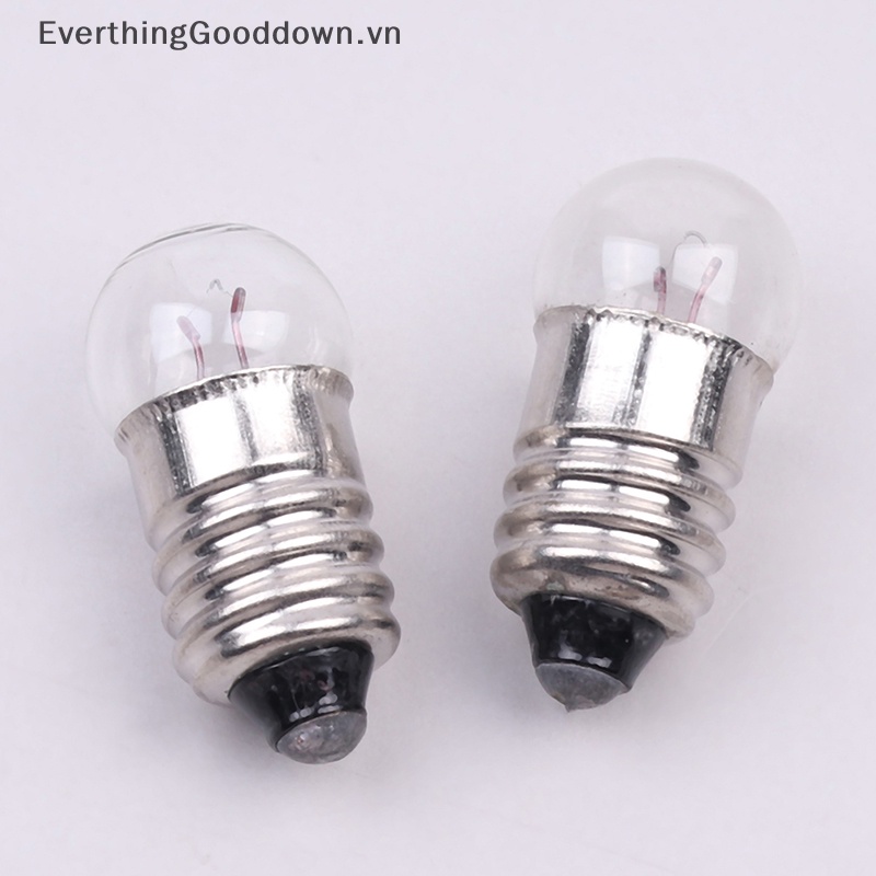 Everthinggooddown 10 Bóng Đèn Tròn Mini 0.3A 2.5V